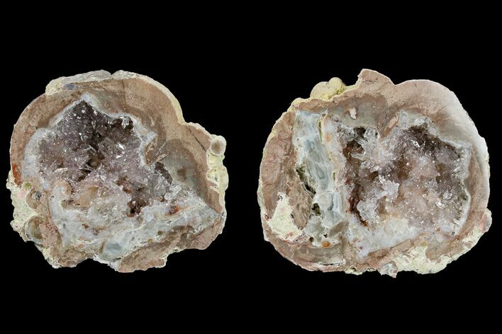 Las Choyas Coconut Geode with Amethyst & Agate - Mexico #165372